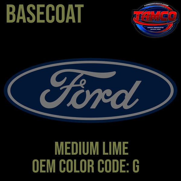 Ford Medium Lime Code G OEM Basecoat