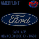 Tamco Paint Ford Dark Lapis Code KN / M6681 OEM Amerflint