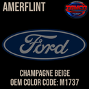 Tamco Paint Ford Champagne Brown M1737 1965 OEM Amerflint II Series Single Stage