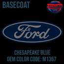 Tamco Paint Ford Chesapeake Blue M1367 OEM Basecoat