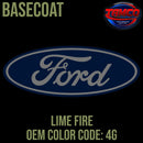 Tamco Paint Ford Lime Fire Code 4G OEM Basecoat