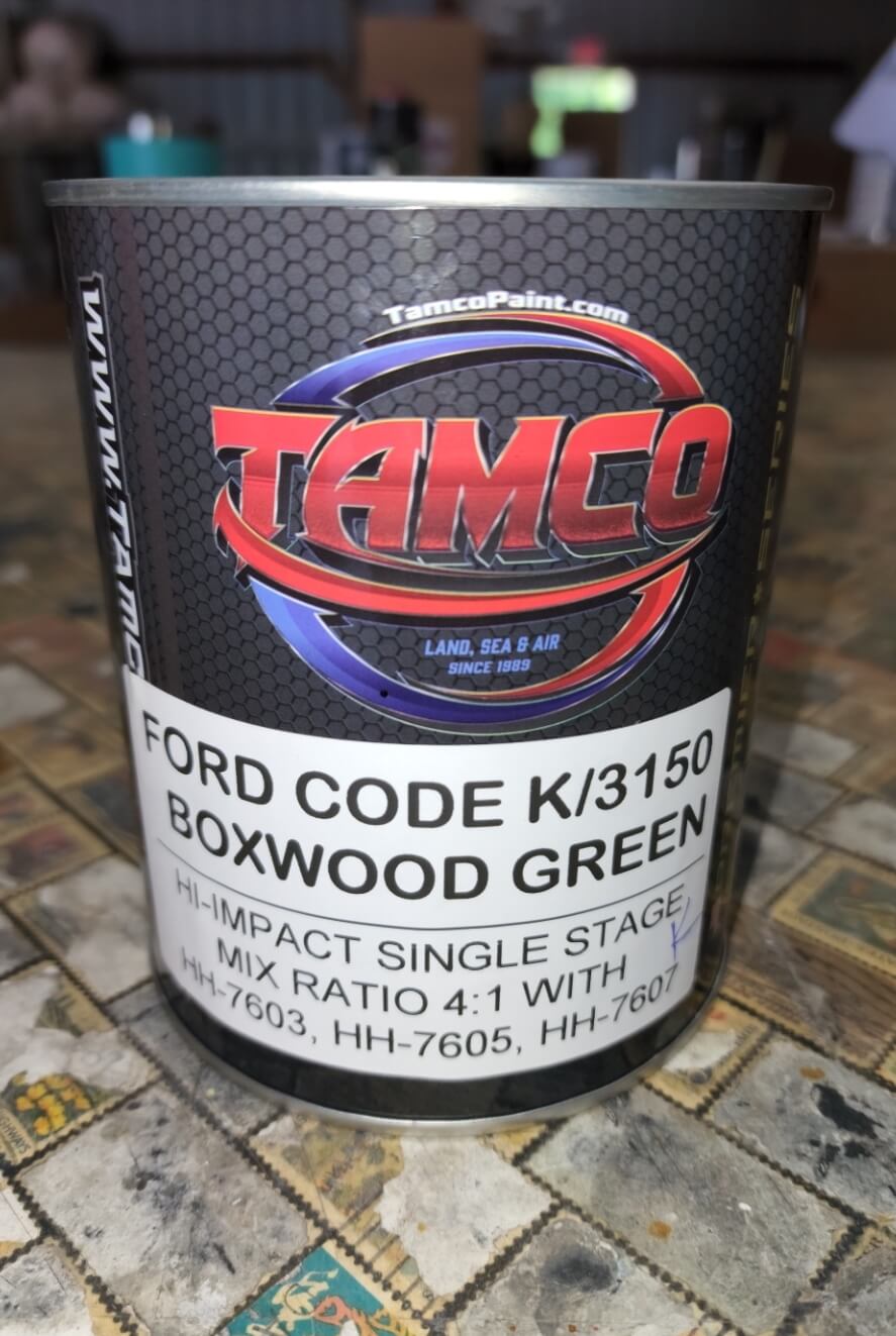 Ford Boxwood Green Can 