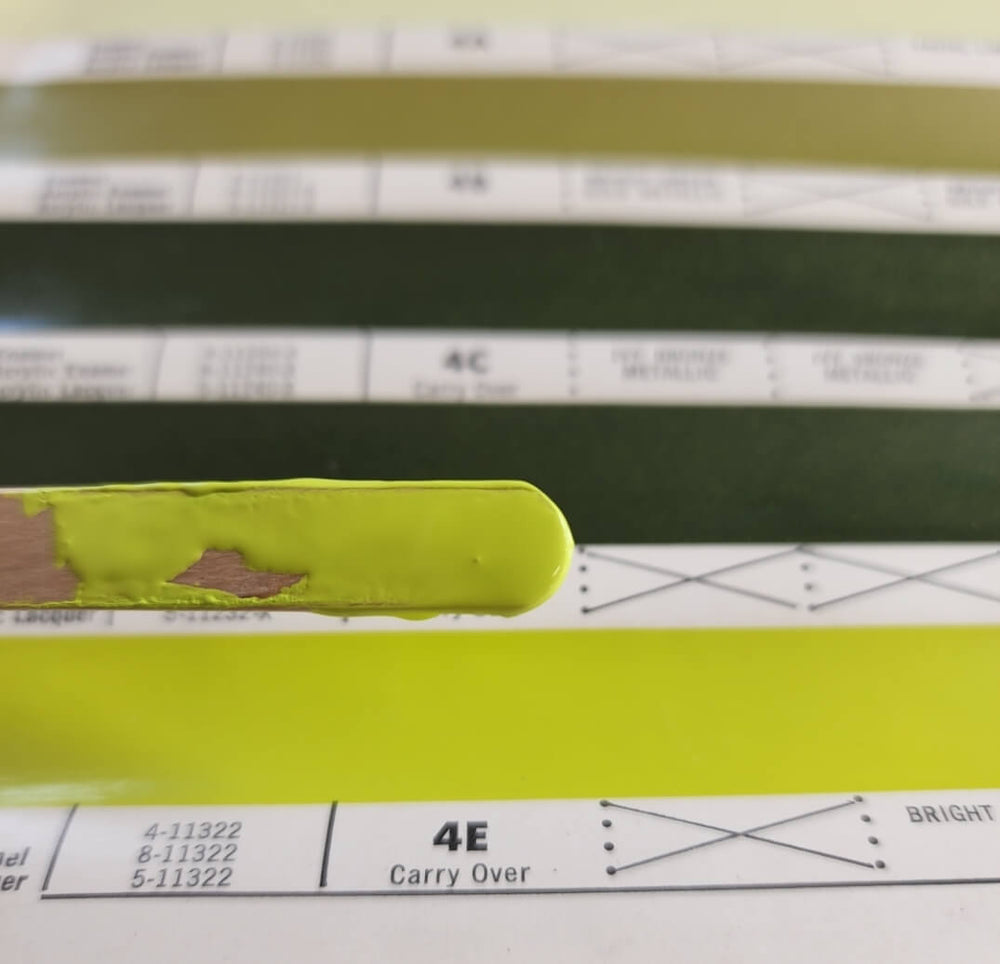 Ford Bright Lime | 4E / 5022 | 1971-1976 | OEM AG Series Single Stage