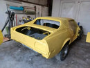 Tamco Paint Ford Bright Yellow in 1972 Ford Mustang