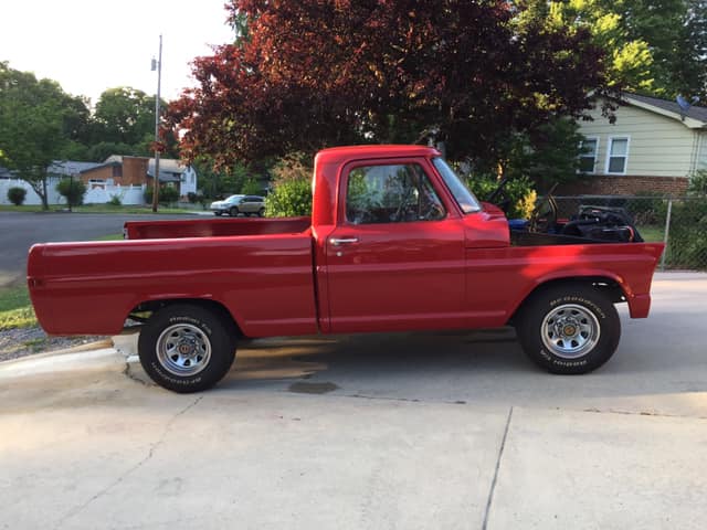 Ford Candy Apple Red Car