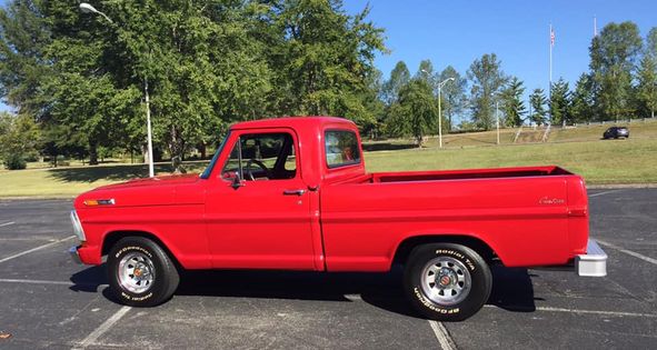 Ford Candy Apple Red Car