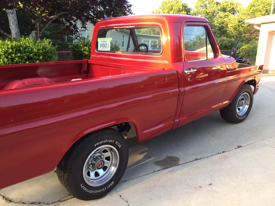 Ford Candy Apple Red Car