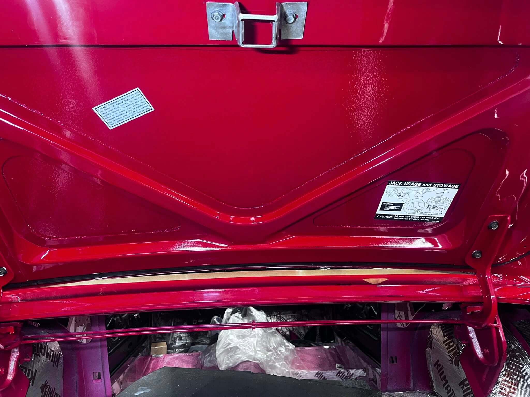 Tamco Paint Ford Candy Apple Red on Ford Mustang GT/CS