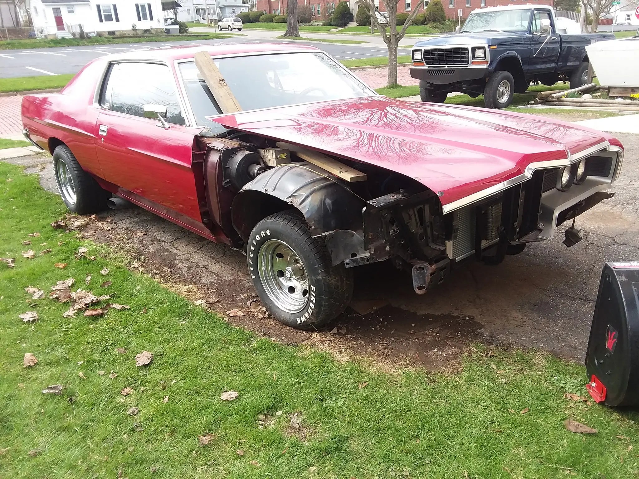 Tamco Paint Ford Candy Red Pearl on 1971 Ford Galaxie 500