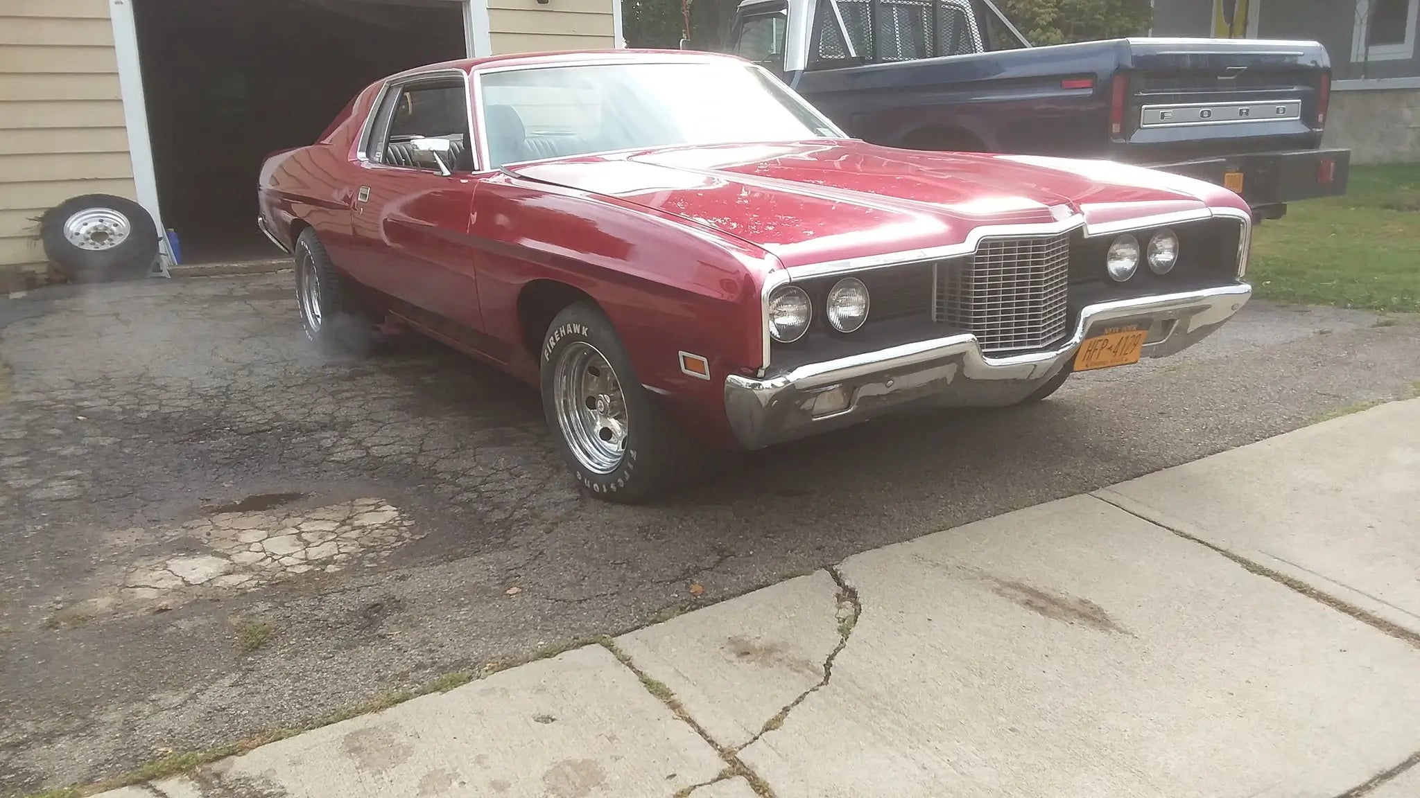 Tamco Paint Ford Candy Red Pearl on 1971 Ford Galaxie 500