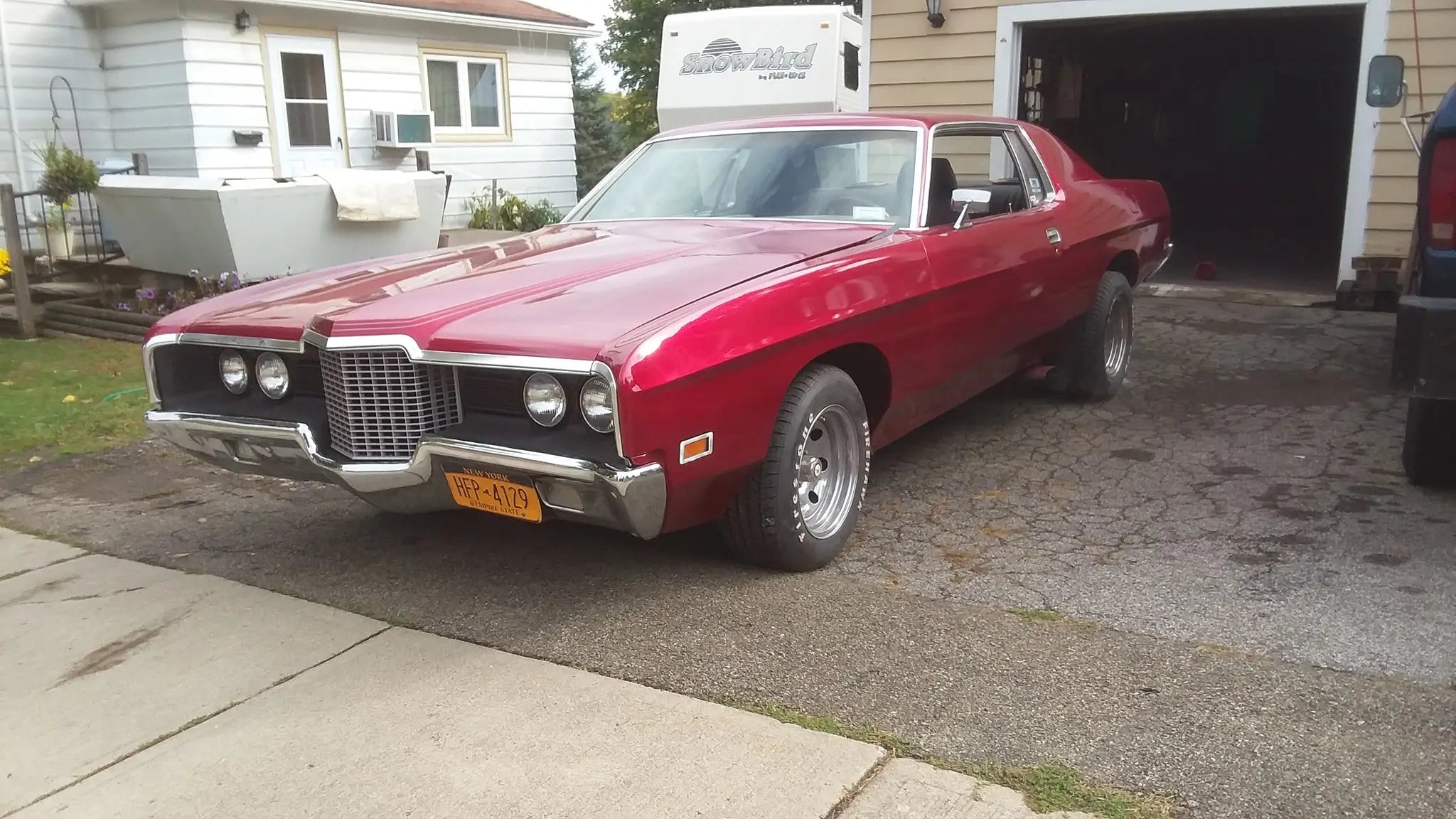 Tamco Paint Ford Candy Red Pearl on 1971 Ford Galaxie 500