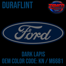 Tamco Paint Ford Duraflint Series Single Stage Dark Lapis 