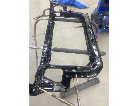 Tamco Paint Ford Eruption Green Metallic in Engine Bay