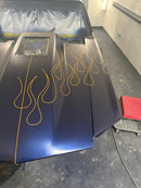 Tamco Paint Ford Kona Blue Pearl on 1969 Ford Mustang
