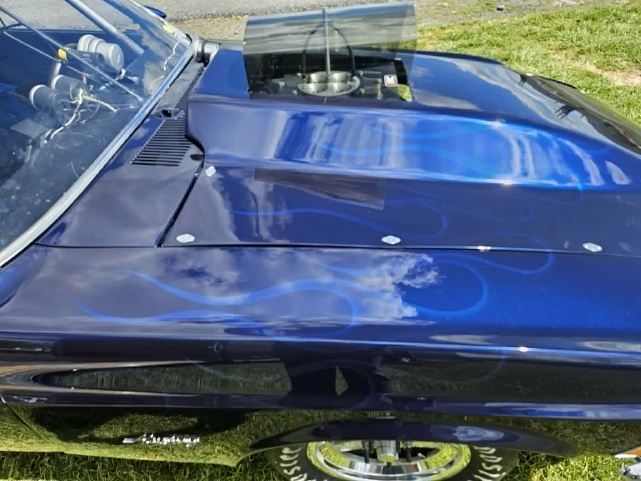 Tamco Paint Ford Kona Blue Pearl on 1969 Ford Mustang