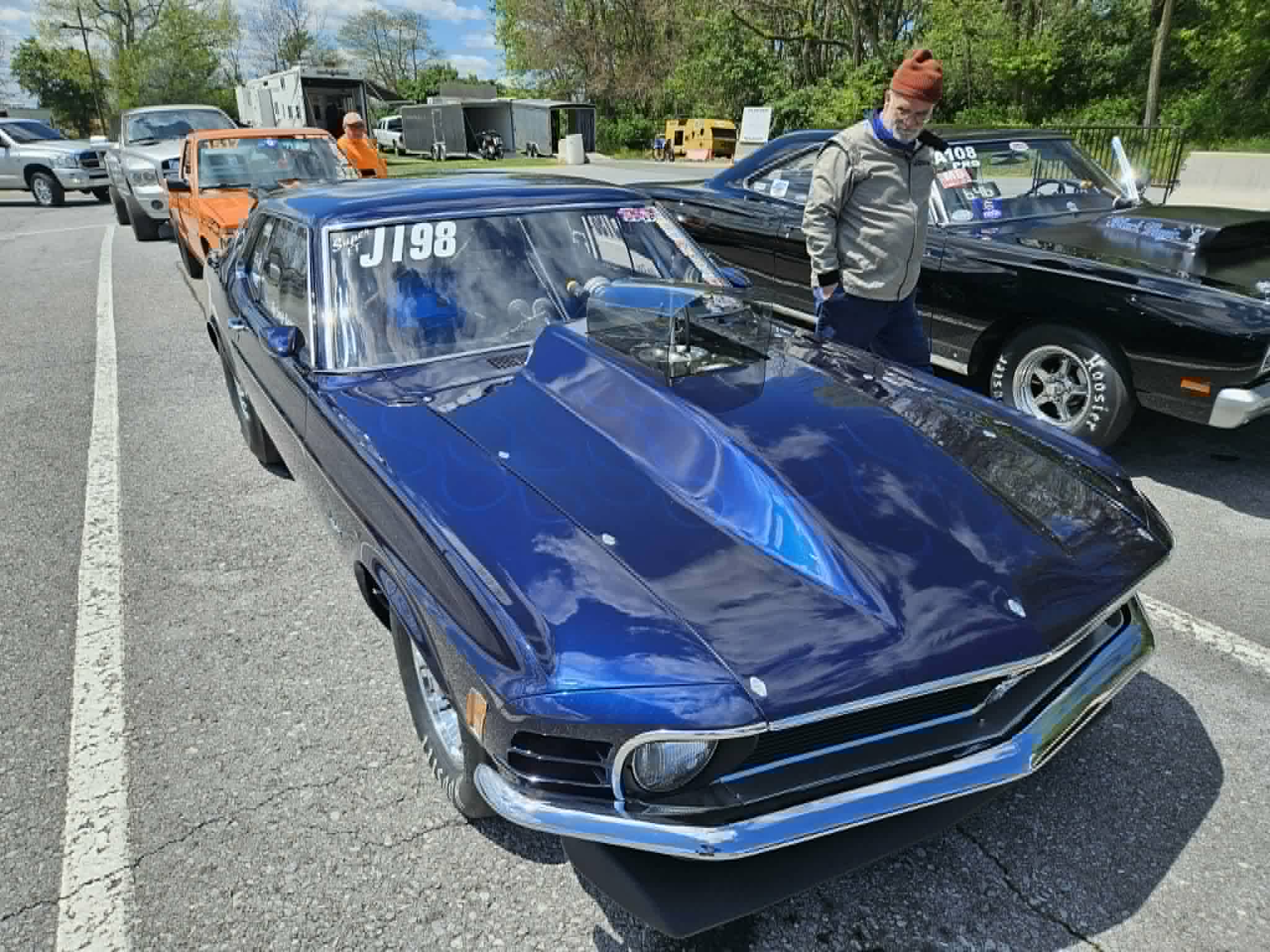 Tamco Paint Ford Kona Blue Pearl on 1969 Ford Mustang