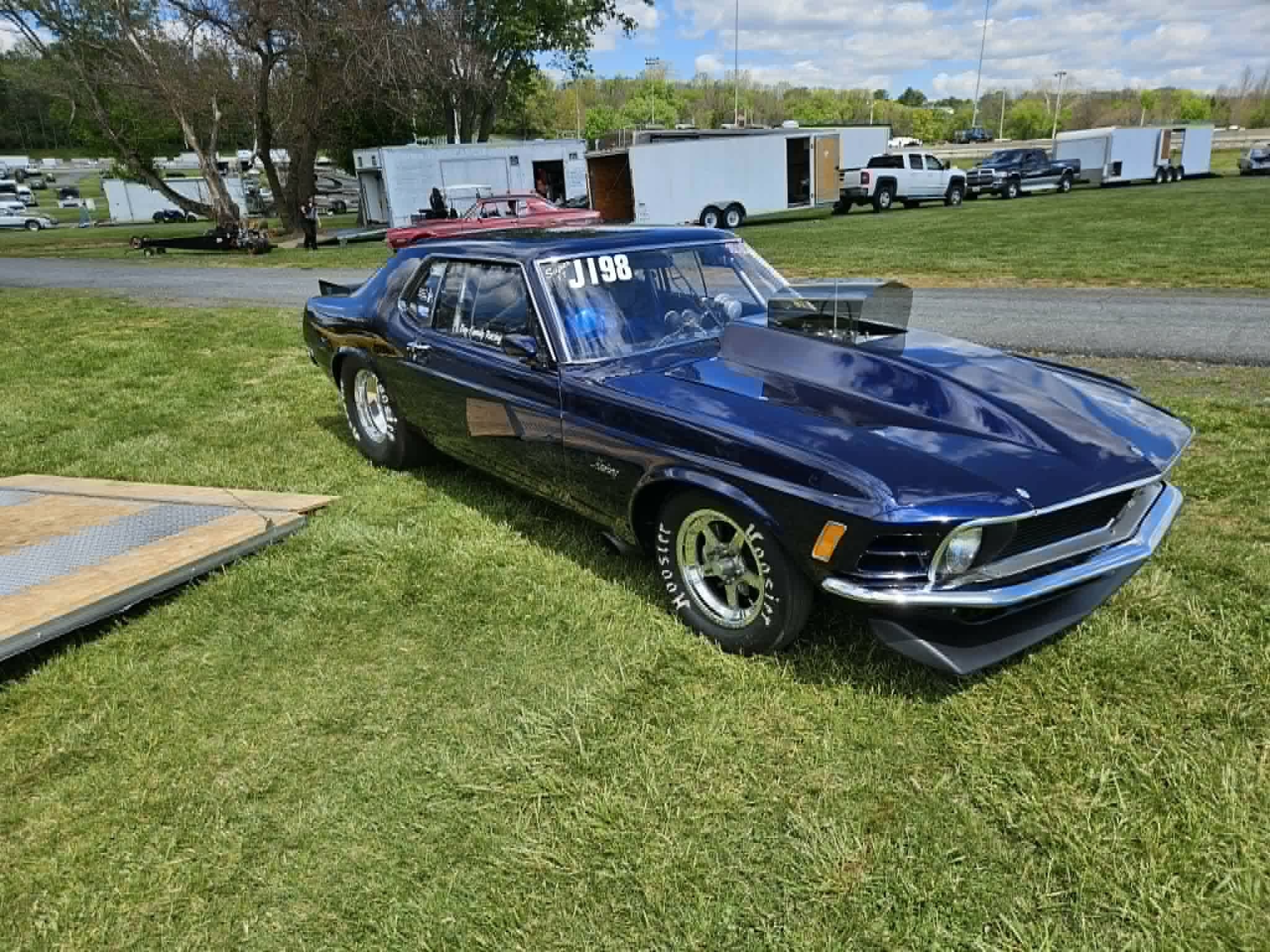 Tamco Paint Ford Kona Blue Pearl on 1969 Ford Mustang