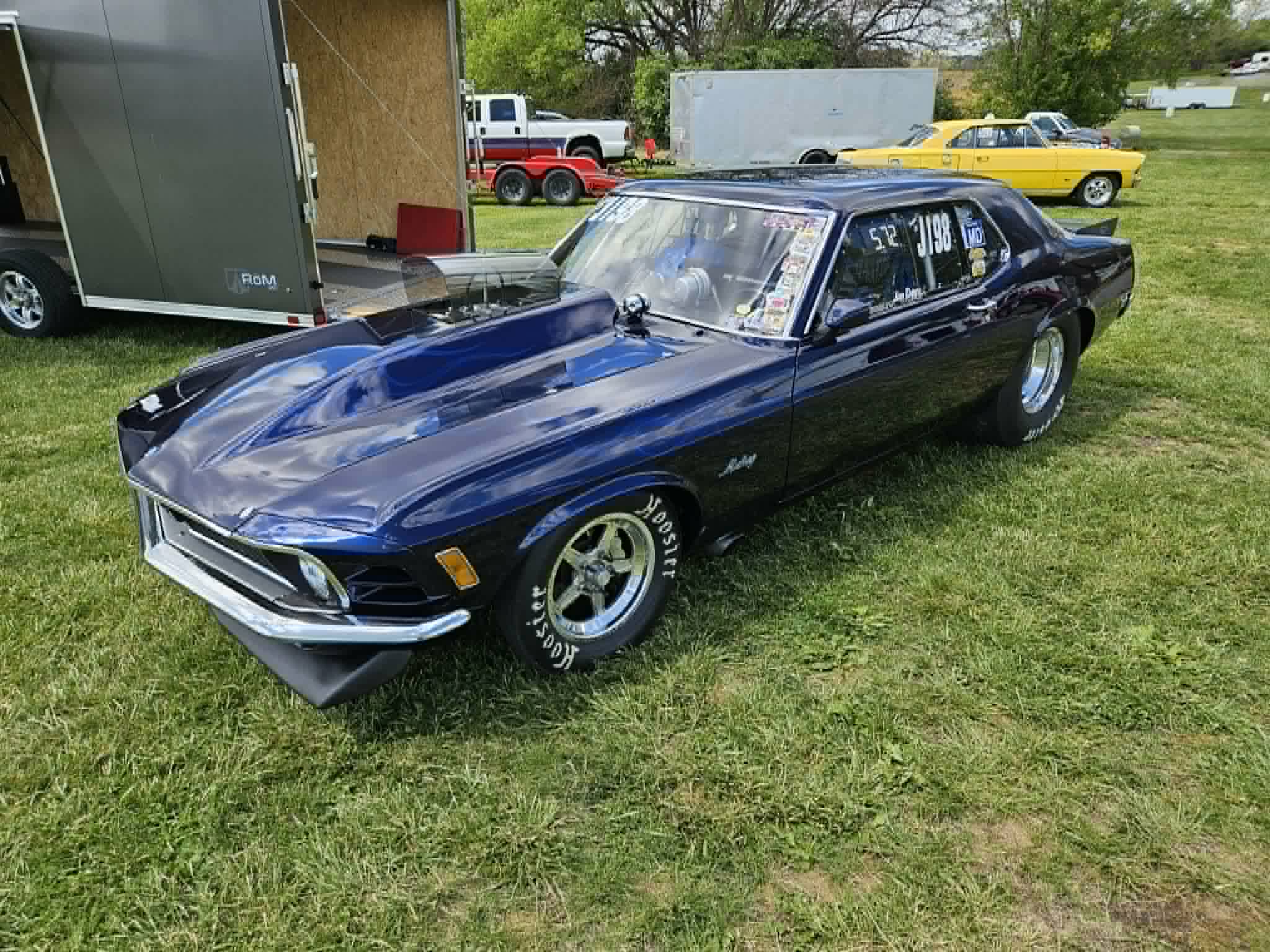 Tamco Paint Ford Kona Blue Pearl on 1969 Ford Mustang