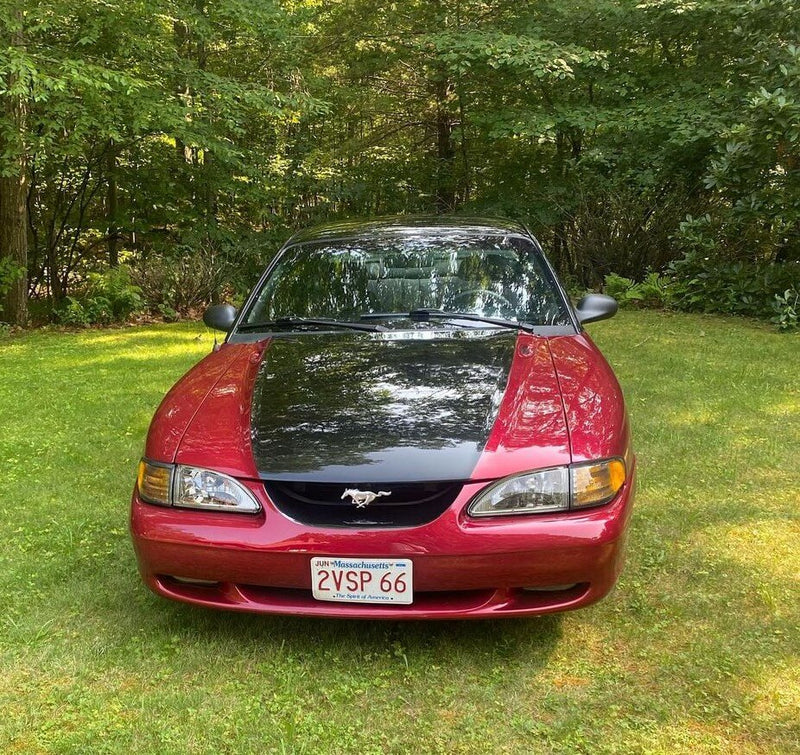 Ford Laser Red Metallic Car