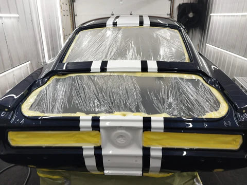 Tamco Paint Ford Night Mist Blue Metallic in Ford Mustang