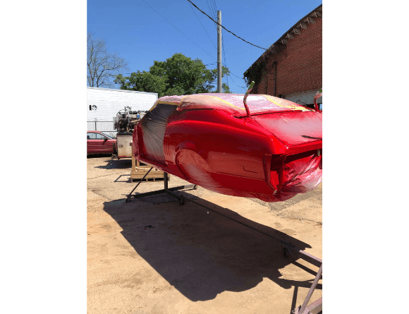 Tamco Paint Ford Race Red in 1973 Mercury Montego GT