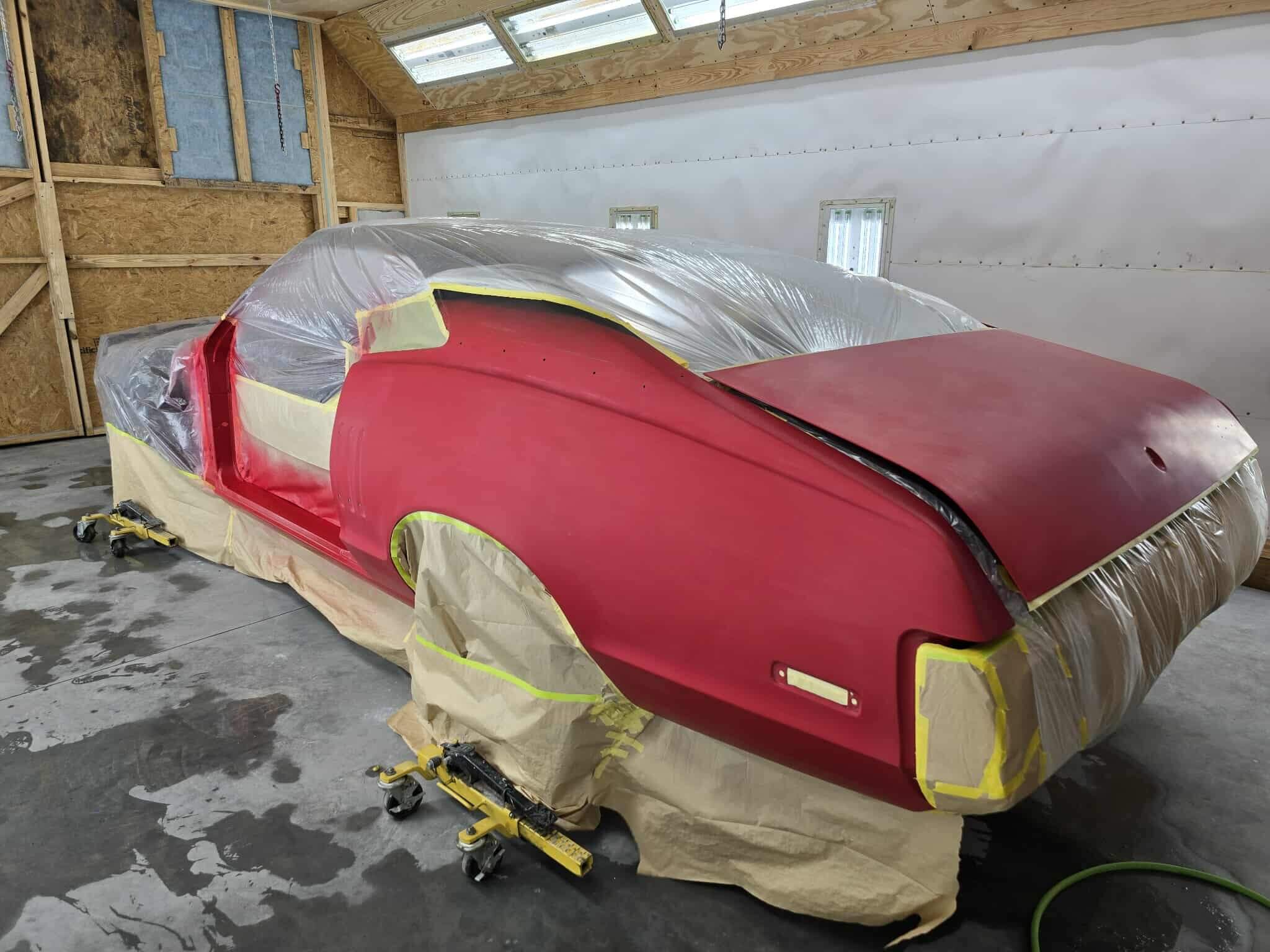 Tamco Paint Ford Race Red in 1973 Mercury Montego GT