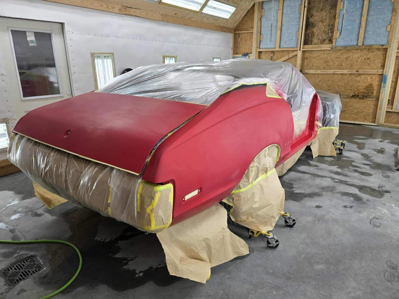 Tamco Paint Ford Race Red in 1973 Mercury Montego GT