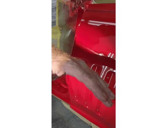 Tamco Paint Ford Race Red in 1973 Mercury Montego GT