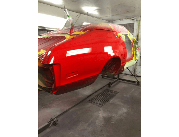 Tamco Paint Ford Race Red in 1973 Mercury Montego GT