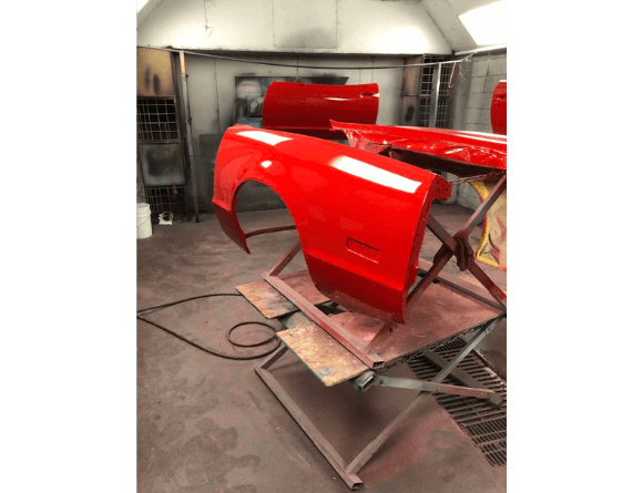 Tamco Paint Ford Race Red in 1973 Mercury Montego GT
