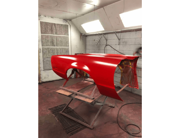 Tamco Paint Ford Race Red in 1973 Mercury Montego GT