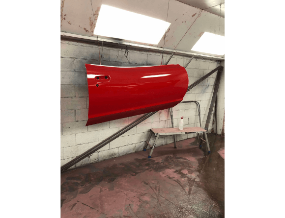 Tamco Paint Ford Race Red in 1973 Mercury Montego GT