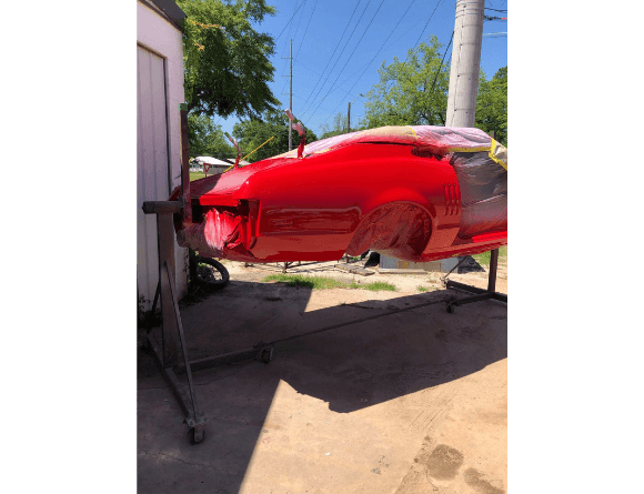 Tamco Paint Ford Race Red in 1973 Mercury Montego GT