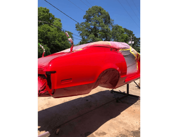 Tamco Paint Ford Race Red in 1973 Mercury Montego GT
