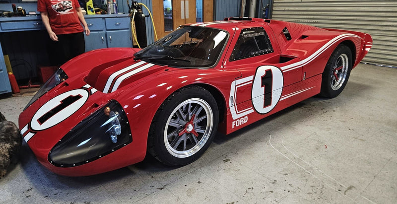 Tamco Paint Ford Rangoon Red on 1967 Ford GT40 Mark IV