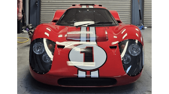 Tamco Paint Ford Rangoon Red on 1967 Ford GT40 Mark IV