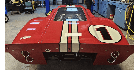 Tamco Paint Ford Rangoon Red on 1967 Ford GT40 Mark IV