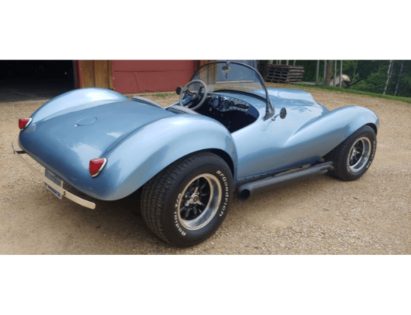 Tamco Paint Ford Viking Blue in 1959 Kellison J-5 Roadster