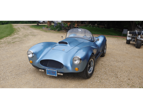 Tamco Paint Ford Viking Blue in 1959 Kellison J-5 Roadster