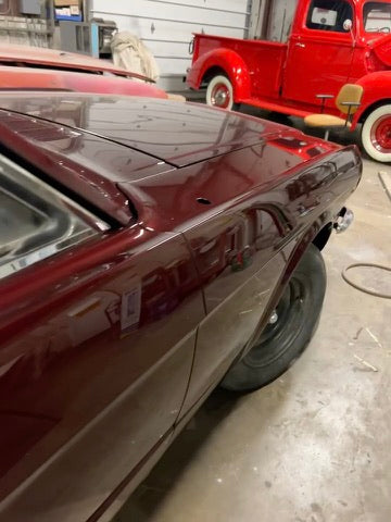 Tamco Paint Ford Vintage Burgundy on 1966 Ford Mustang