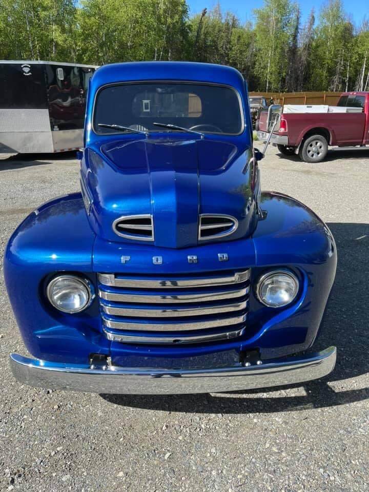 Freedom Blue 1950 Ford F1