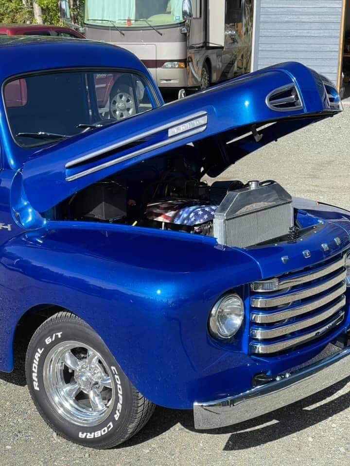 Freedom Blue 1950 Ford F1