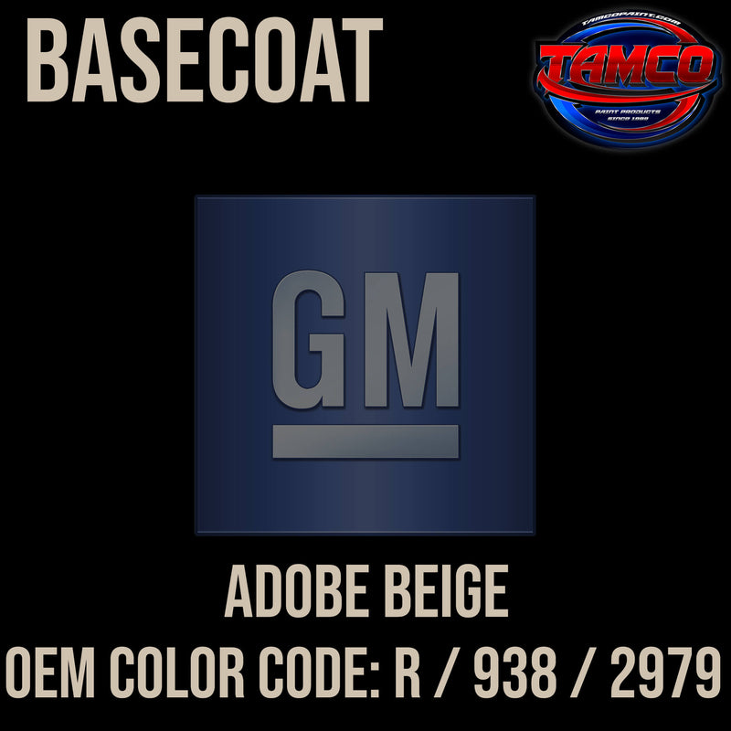 GM ADOBE BEIGE OEM BASECOAT