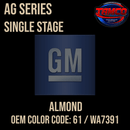 Tamco Paint GM Almond OEM Color Code: 61 / WA7391 AG SS