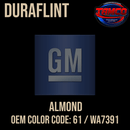 Tamco Paint GM Almond OEM Color Code: 61 / WA7391 Duraflint