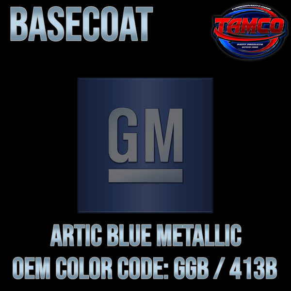 GM ARTIC BLUE METALLIC OEM BASECOAT