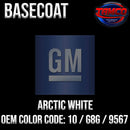 GM ARTIC WHITE OEM BASECOAT
