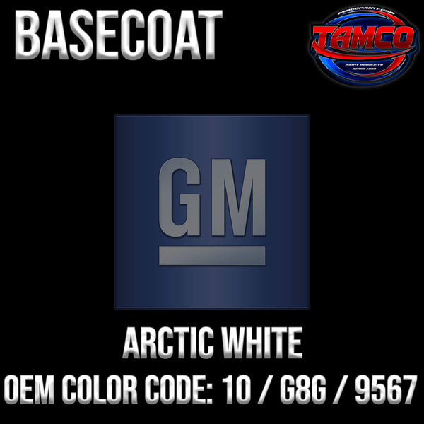 GM ARTIC WHITE OEM BASECOAT