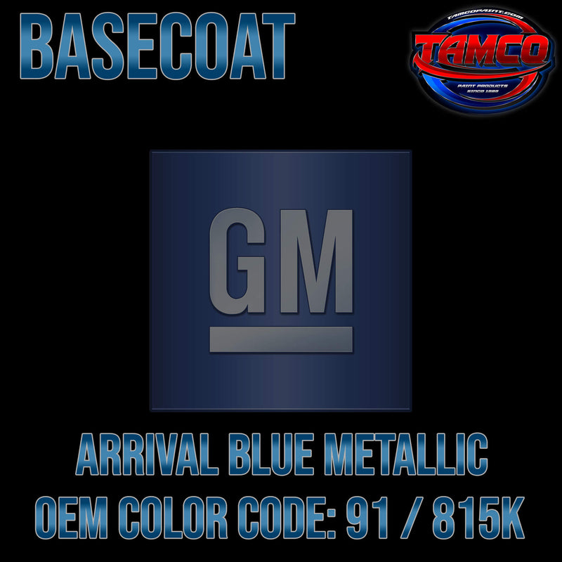 GM ARRIVAL BLUE METALLIC OEM BASECOAT