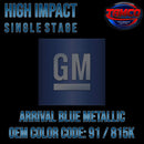 GM Arrival Blue Metallic